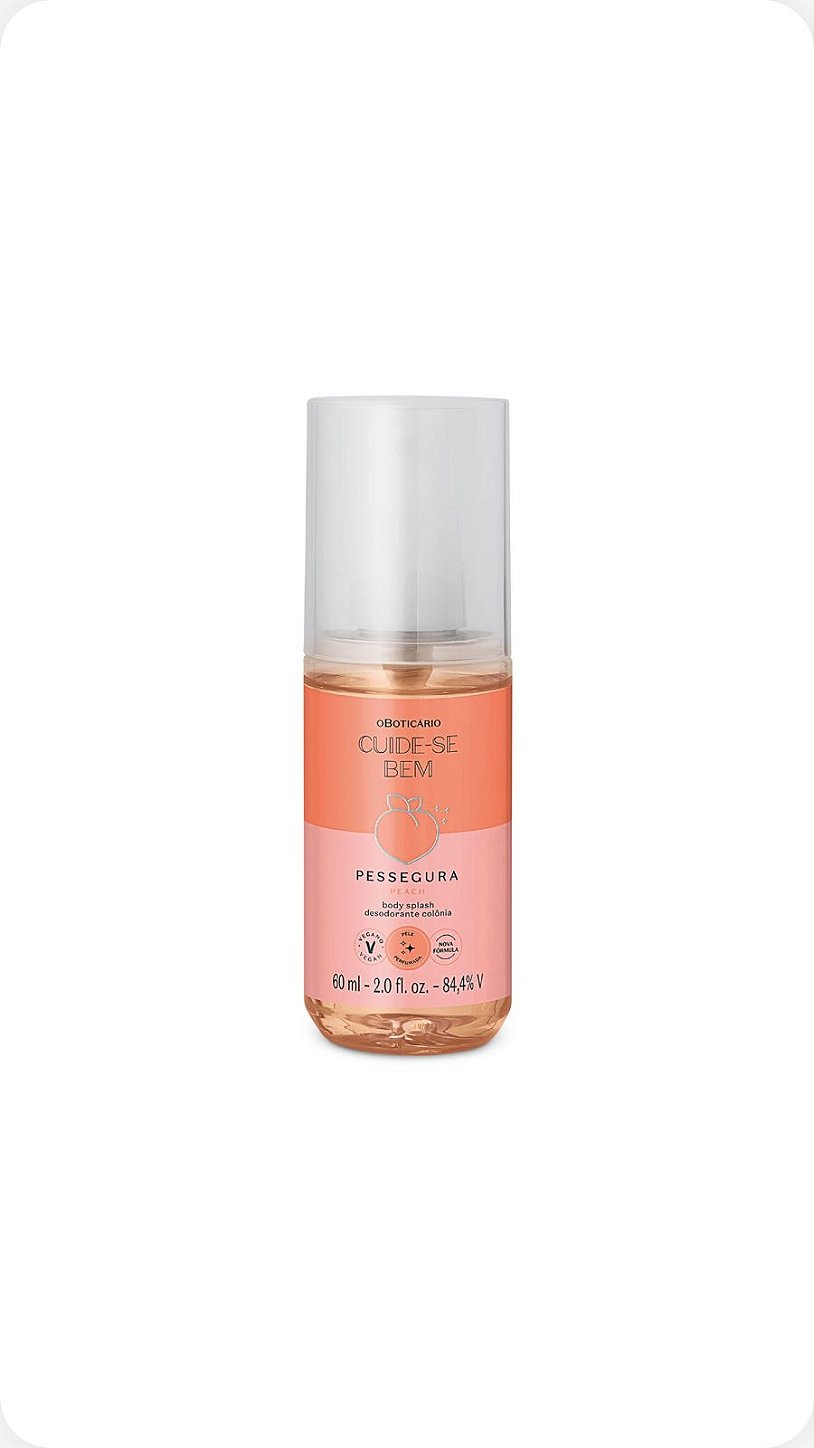 Body Splash Cuide-Se Bem Pessegura 60ml