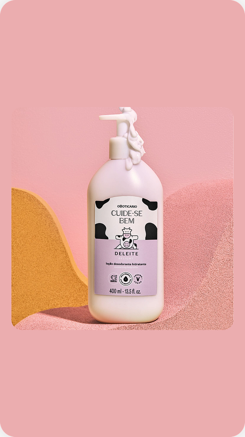 Loçao Desodorante Hidratante Corporal Cuide-Se Bem Deleite 400ml