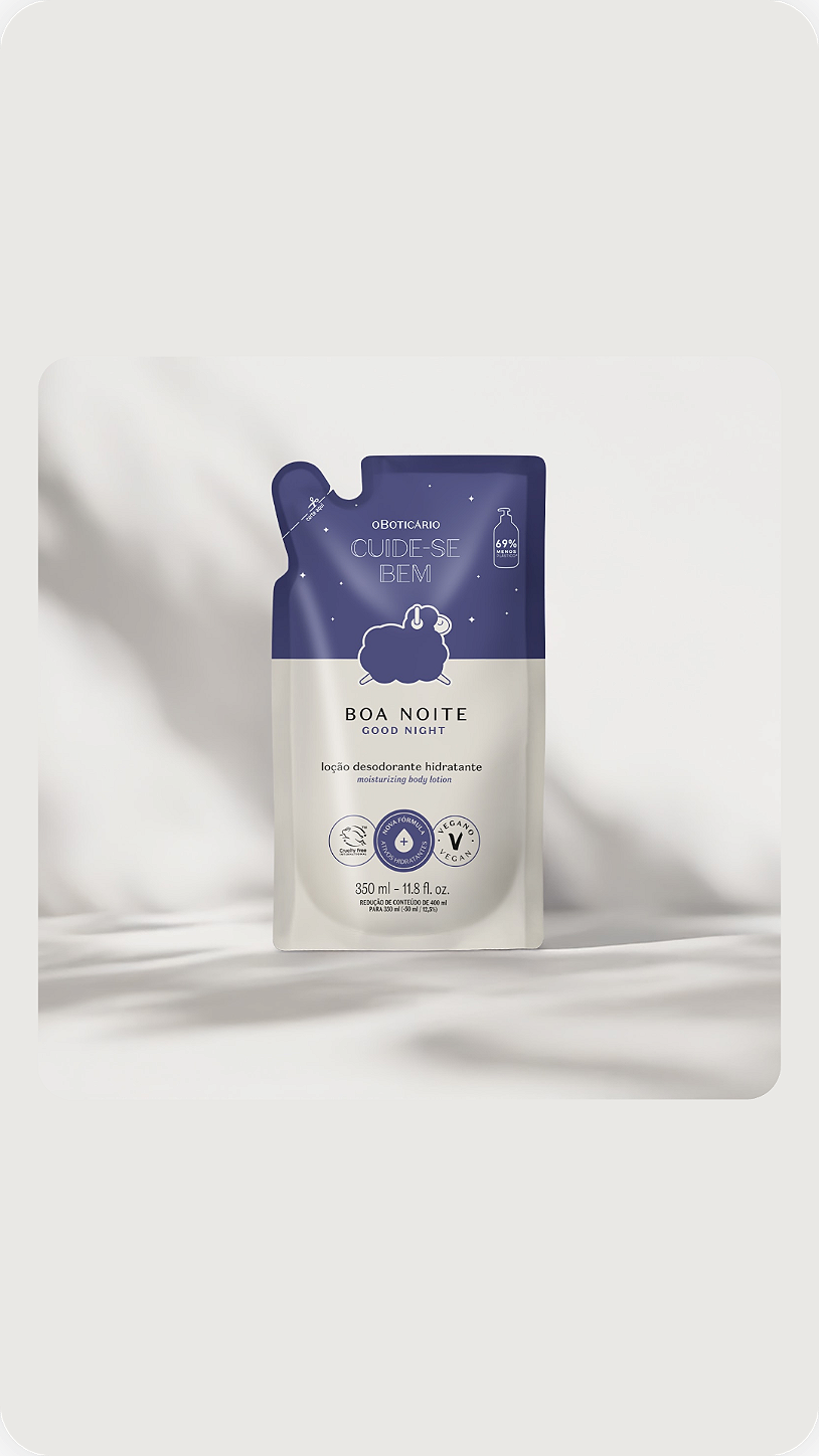 Refil Loção Desodorante Hidratante Corporal Cuide-se Bem Show de Banho 350ml