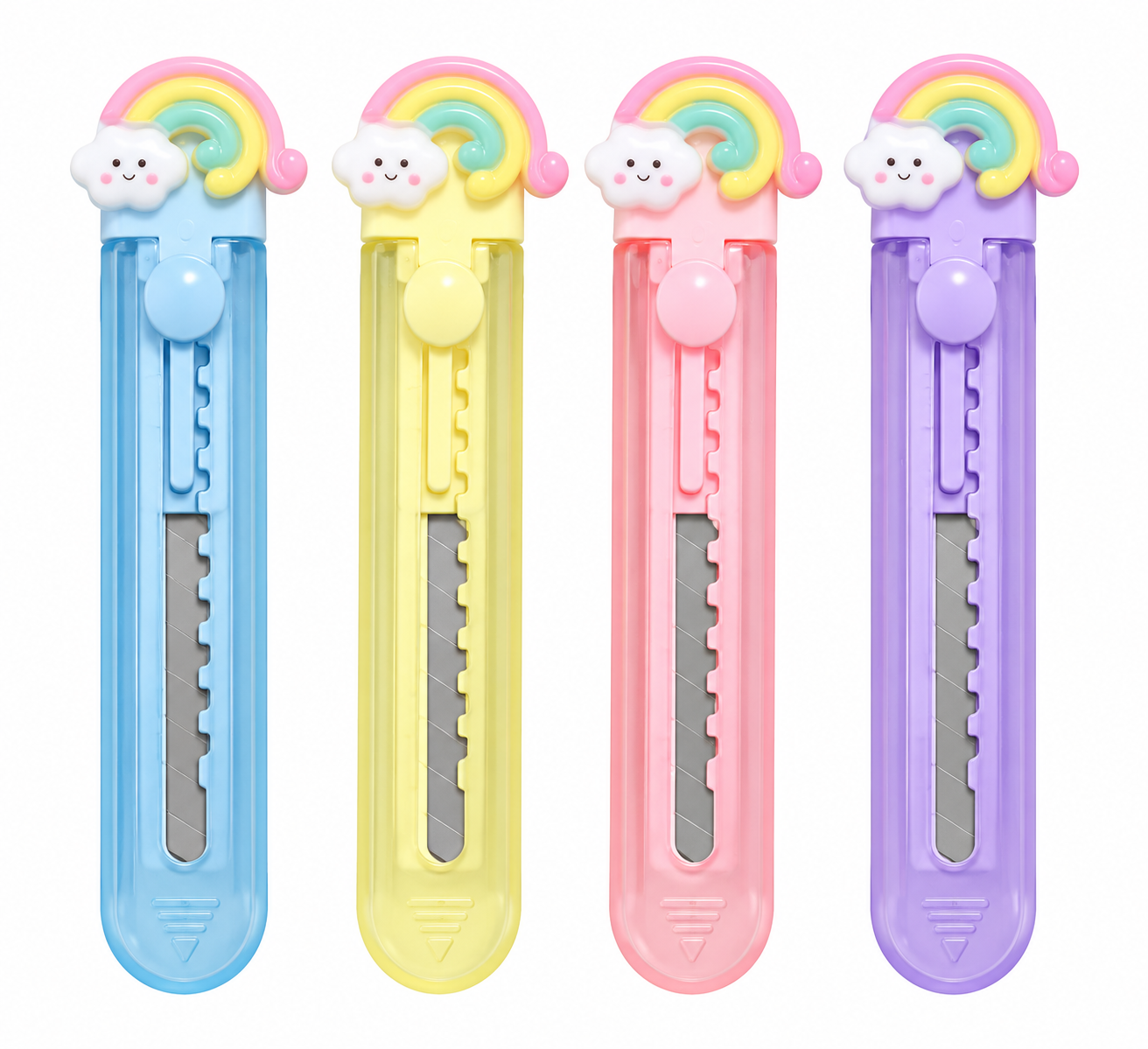 Mini estilete Retrátil Arco-Íris