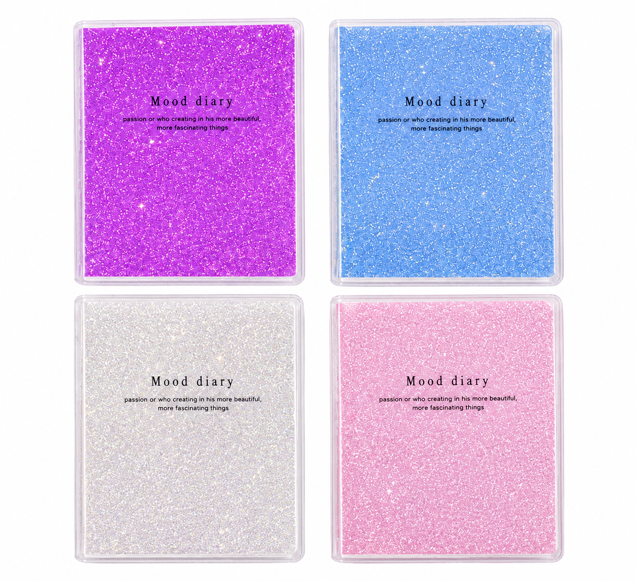 Mini Diário Mood Glitter