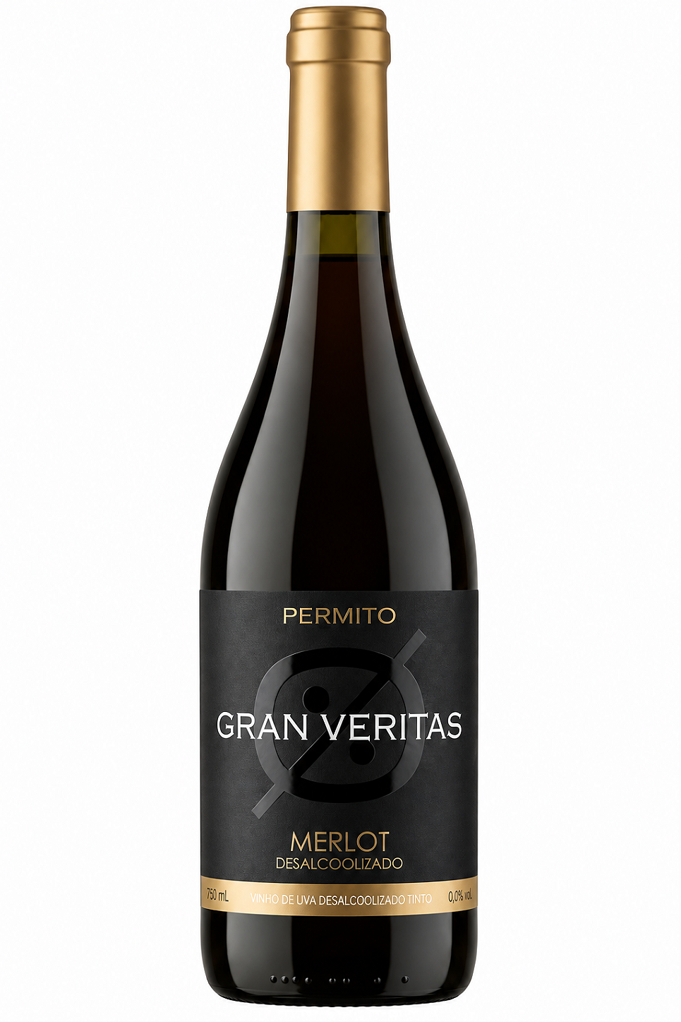 Permito - Gran Veritas Merlot Sem Álcool - 750 ml
