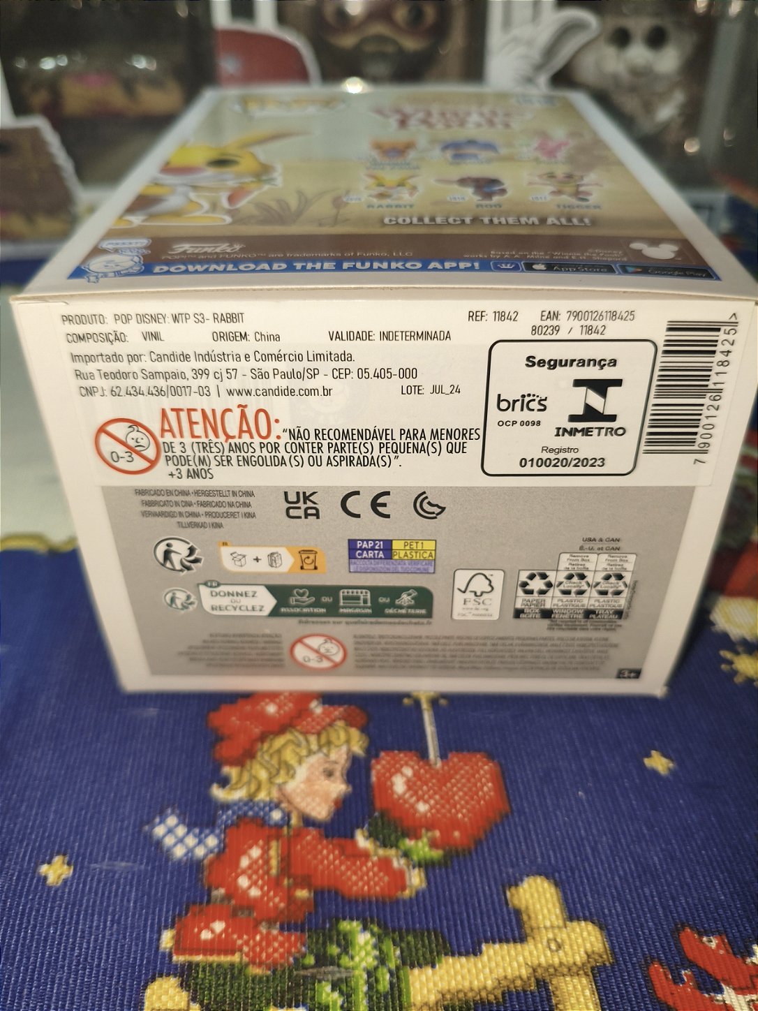 Funko Pop! Disney Coelho Rabbit Winnie-the-Pooh Ursinho Pooh #1515