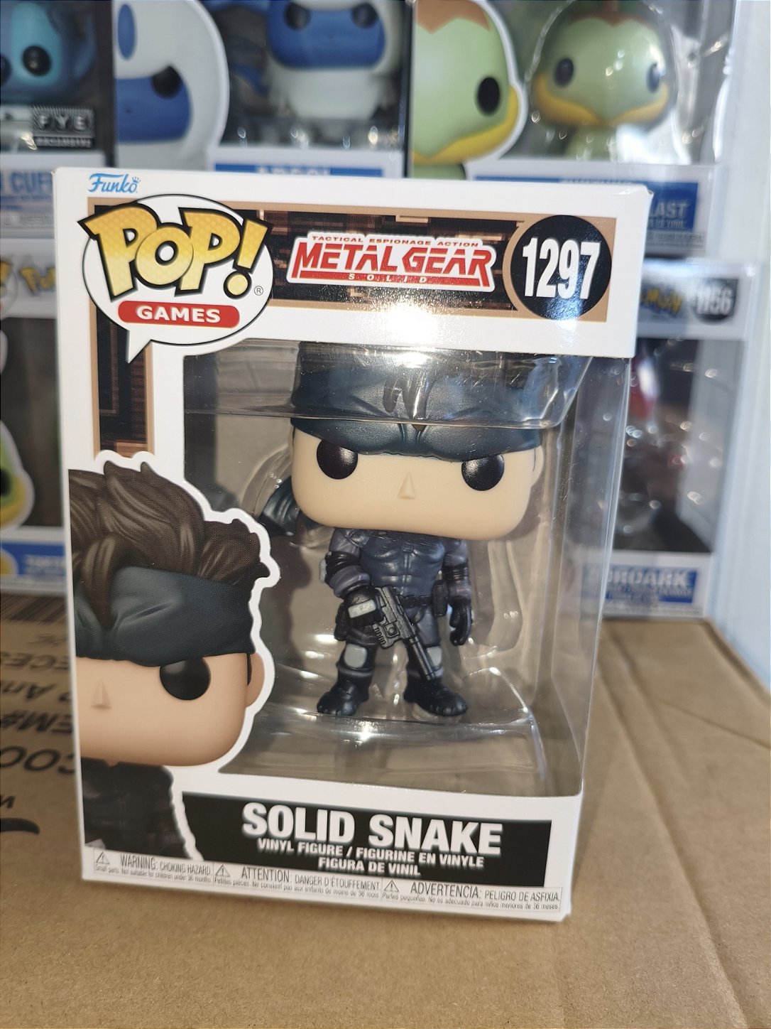 Funko Pop! Games: Solid Snake #1297- Metal Gear Solid (Tactical Espionage Action)