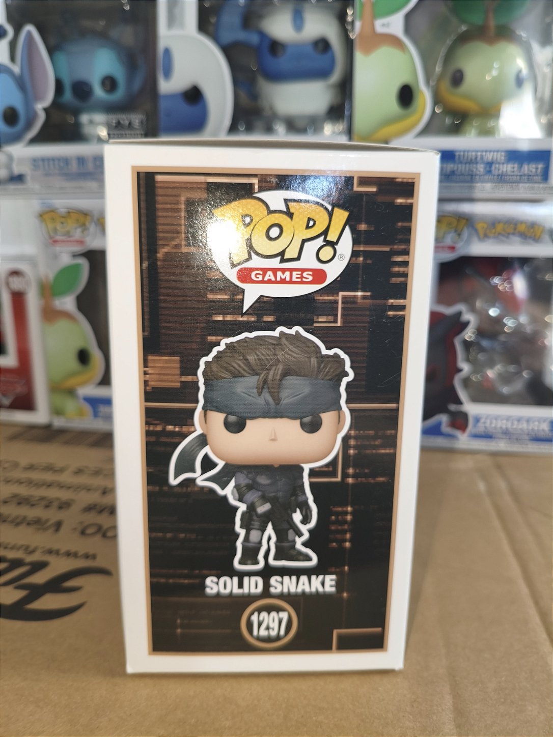 Funko Pop! Games: Solid Snake #1297- Metal Gear Solid (Tactical Espionage Action)