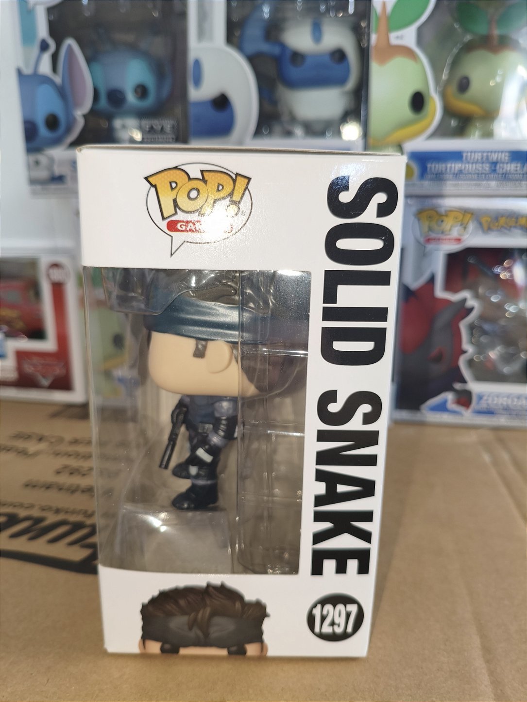 Funko Pop! Games: Solid Snake #1297- Metal Gear Solid (Tactical Espionage Action)