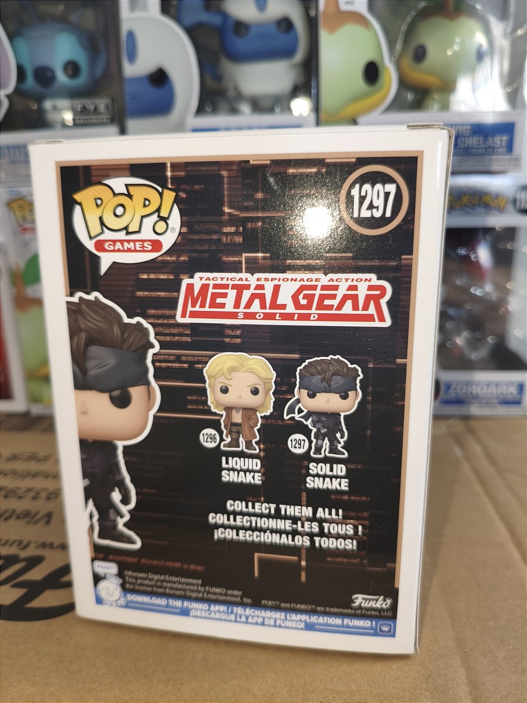 Funko Pop! Games: Solid Snake #1297- Metal Gear Solid (Tactical Espionage Action)