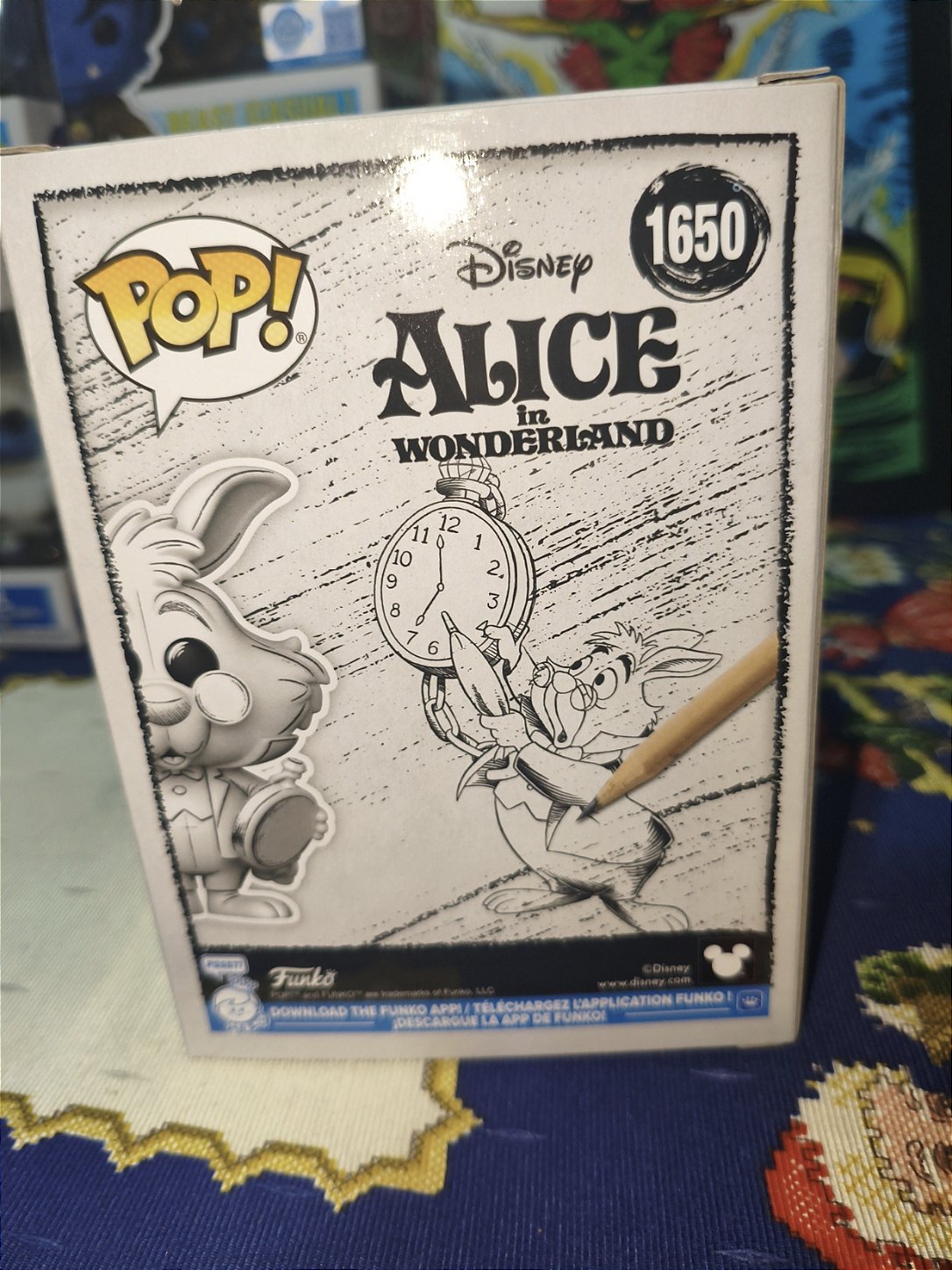 Funko Pop! Disney Esboços: Alice in Wonderland White Rabbit Coelho Branco #1650
