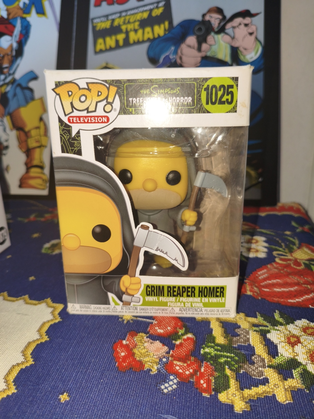 Funko Pop! Television: A Casa Da Árvore Dos Horrores Grim Reaper Homer #1025 - The Simpsons Treehouse Of Horror