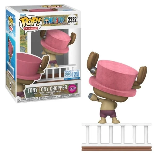 Funko Pop! Animation Anime: One Piece Tony Tony Chopper Flocked #2332 Exclusivo