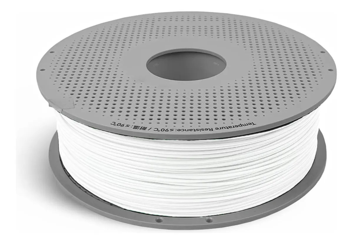 Filamento PLA Bambu Lab Lite Branco 1kg 1,75mm com Carretel