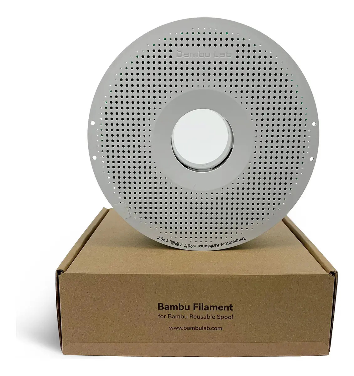Filamento PLA Bambu Lab Lite Branco 1kg 1,75mm com Carretel
