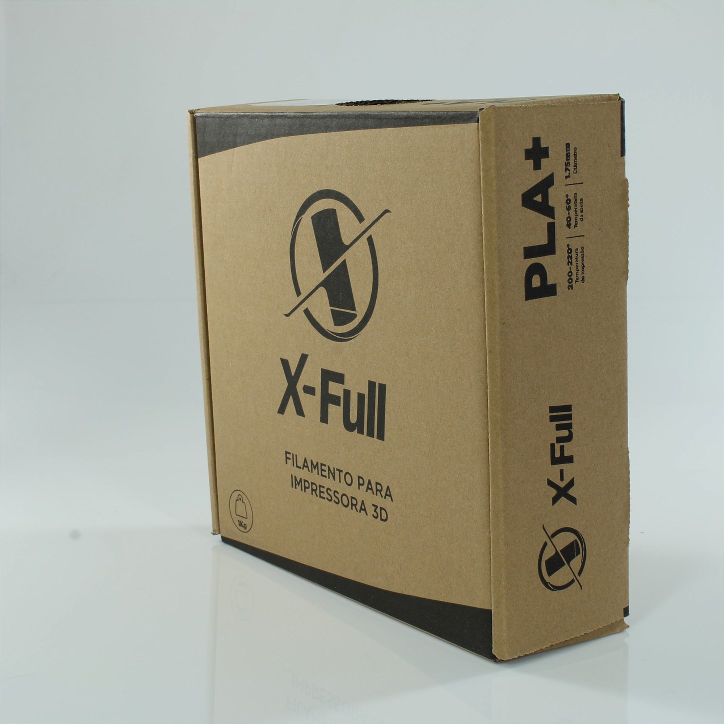 Filamento PLA+ X-Full Branco 1kg 1,75mm para Impressora 3D