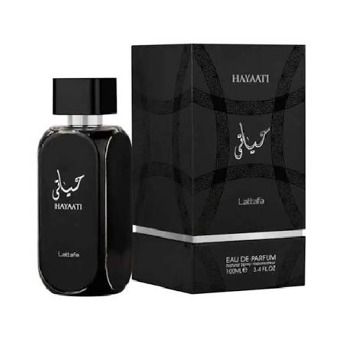Perfume Árabe Masculino Lattafa Hayaati Black Eau de Parfum 100ml