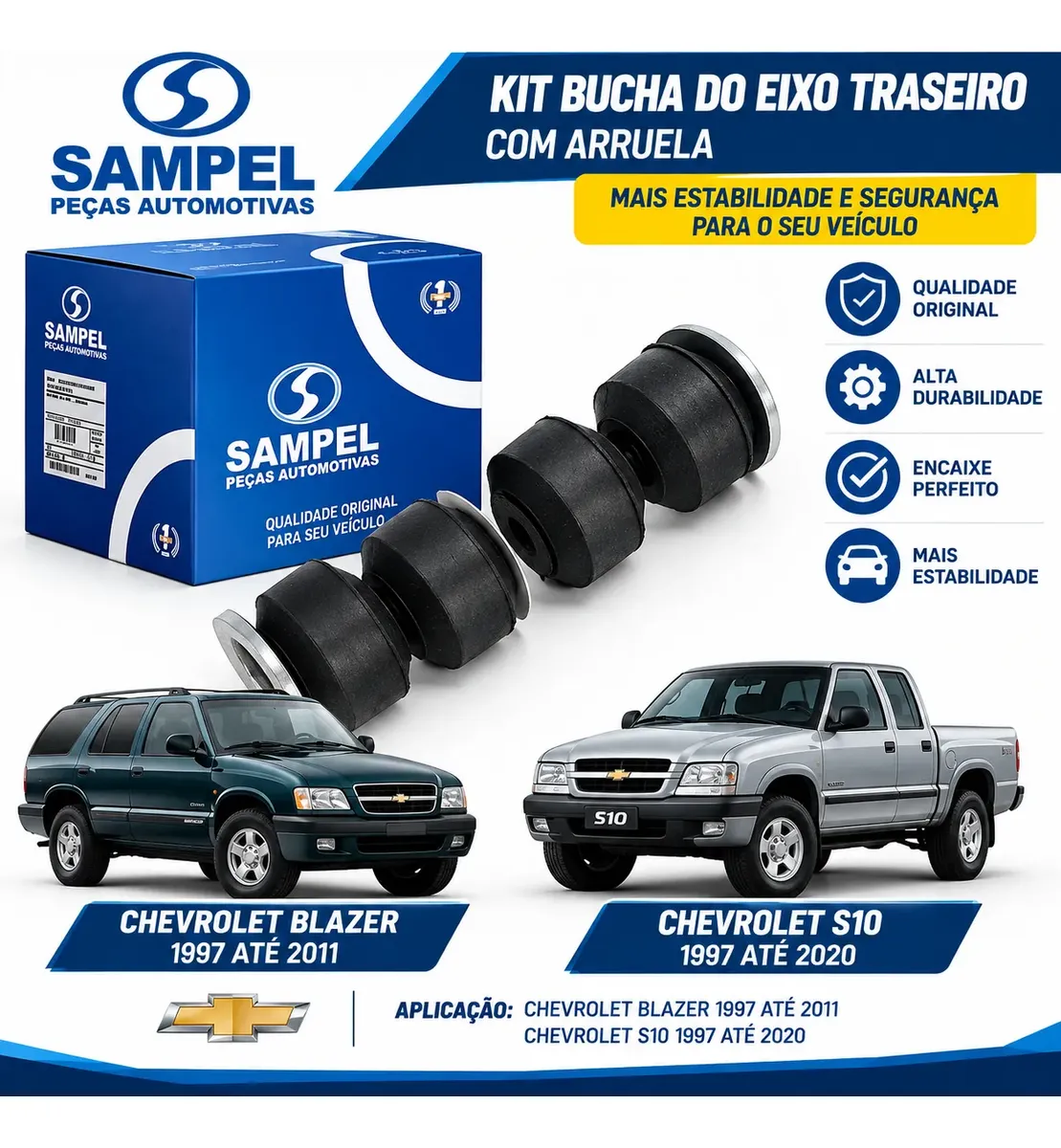 Par Bieletas Barra Estabilizadora Chevrolet S10 Blazer
