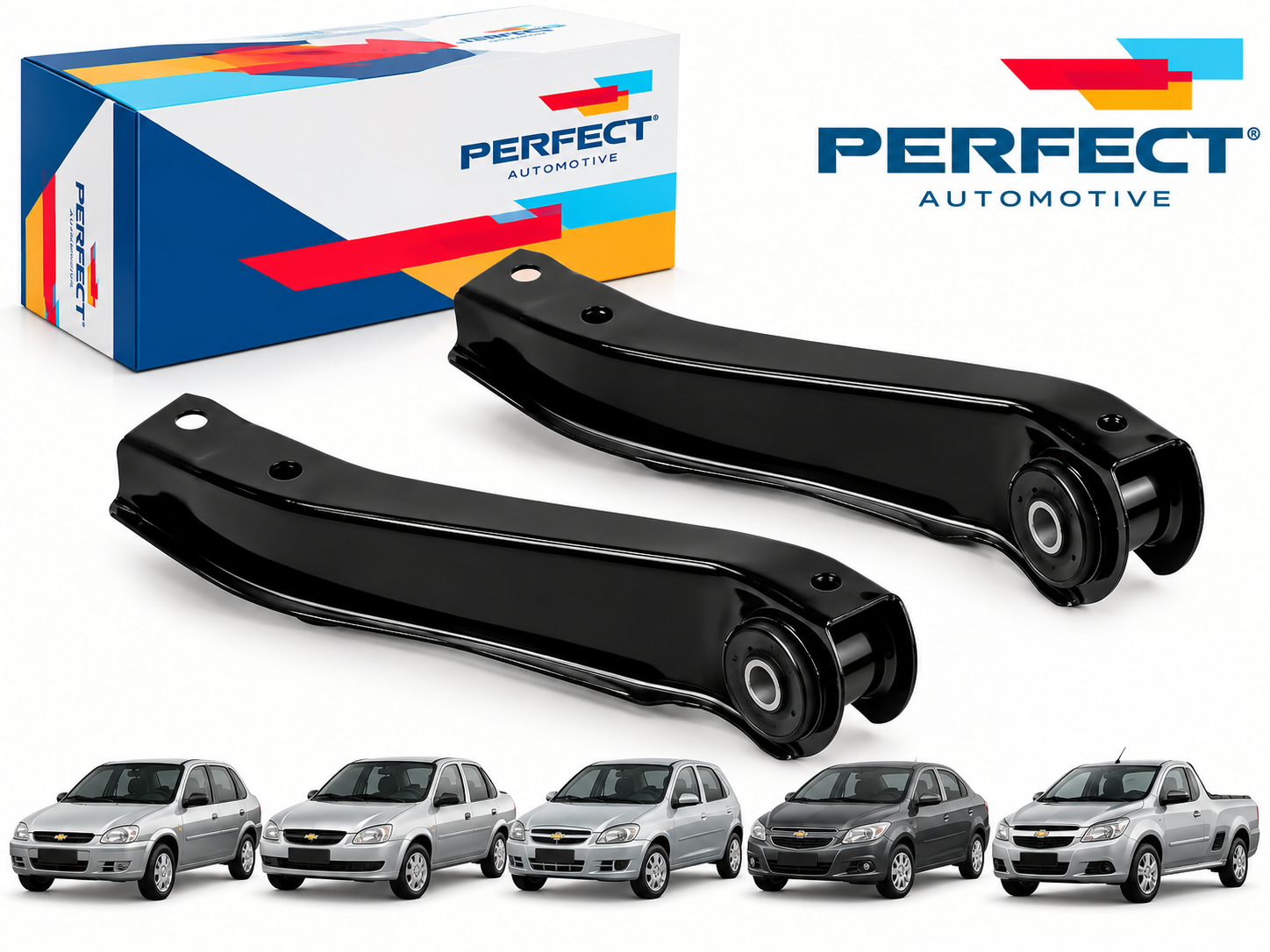 Par Bandeja Suspensão Dianteira Sem Pivo Celta Corsa Classic Agile Prisma Perfect