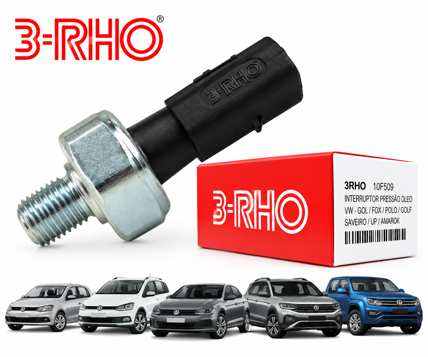 Interruptor de Pressão de Óleo (Cebolinha) Amarok Tiguan T-Cross Gol G5 G6 G7 G8
