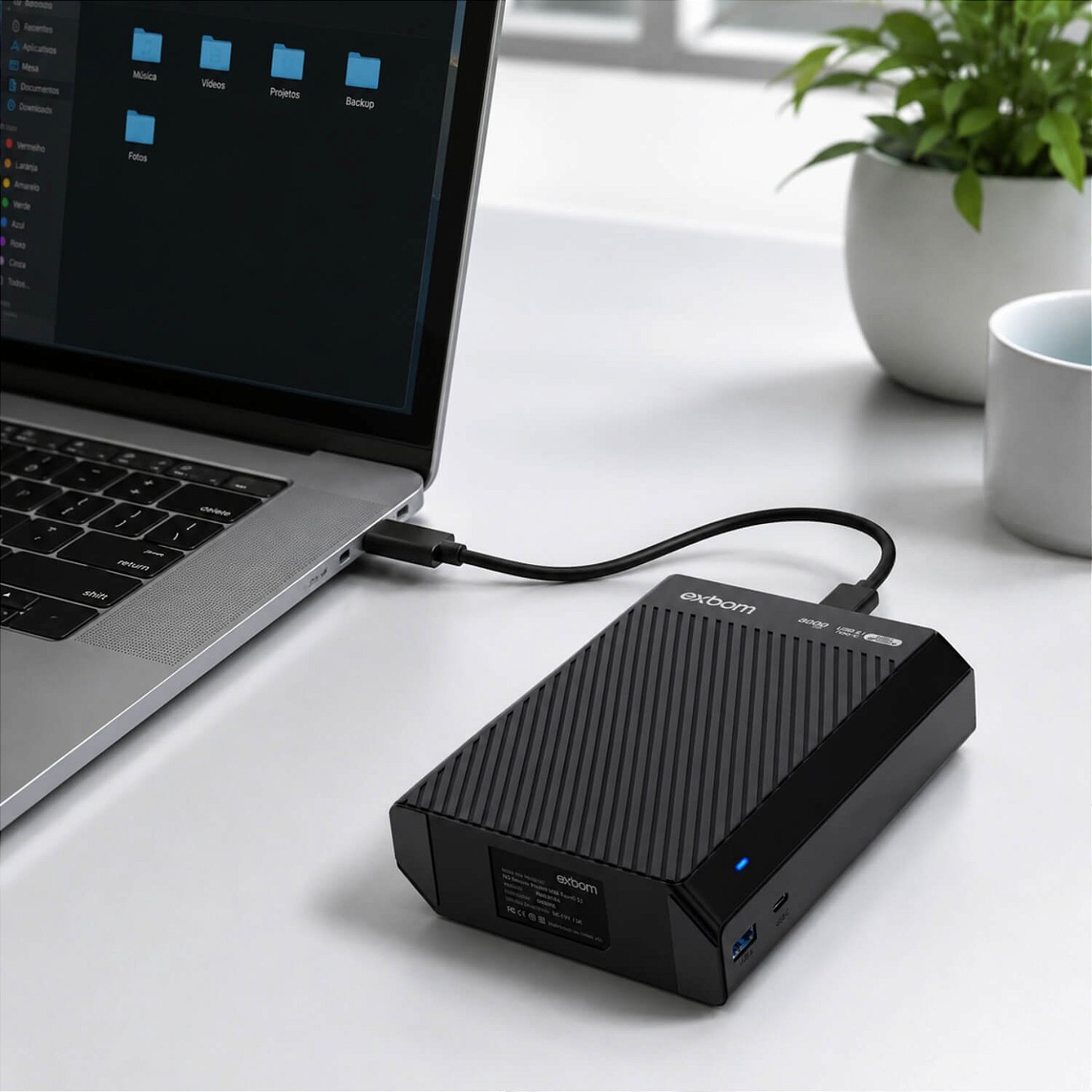 HD Externo Slimvault 3TB USB 3.1