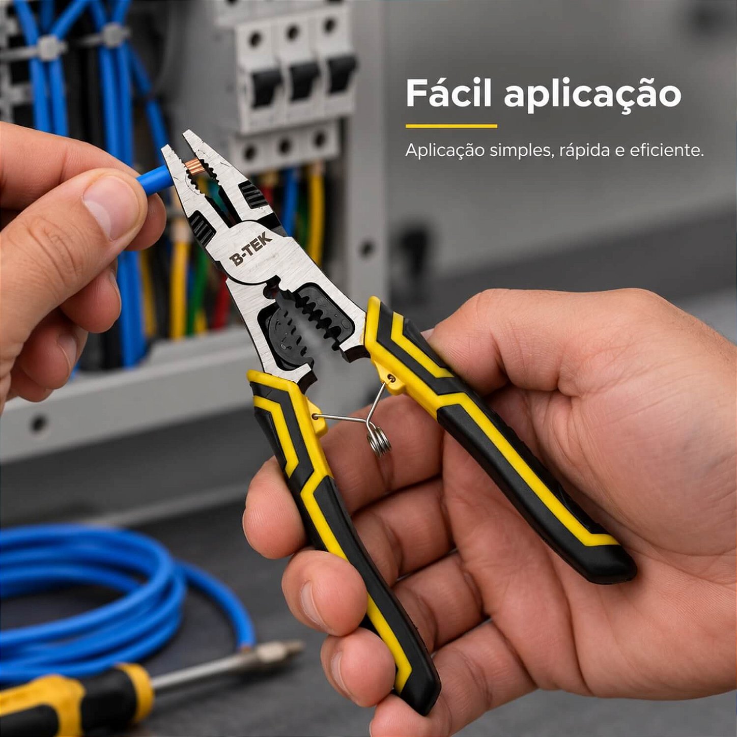 Alicate Universal Descascador 9 Polegadas Multifuncional