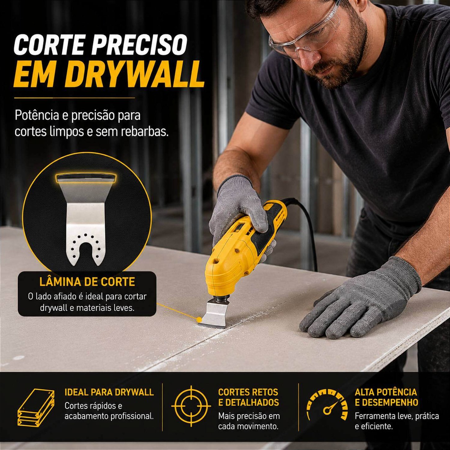 Lixadeira Oscilante Multifuncional 400W [220V]