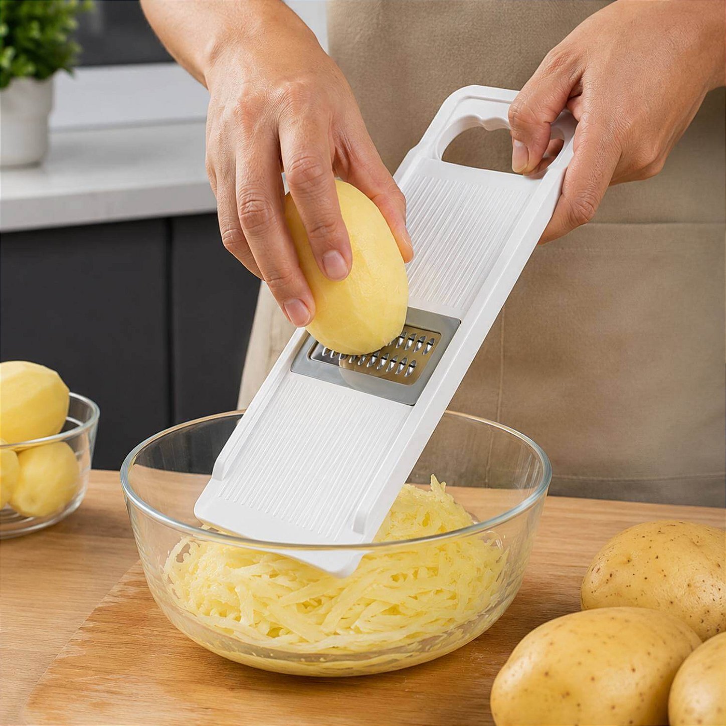 Conjunto de Raladores Multifuncionais para Cozinha
