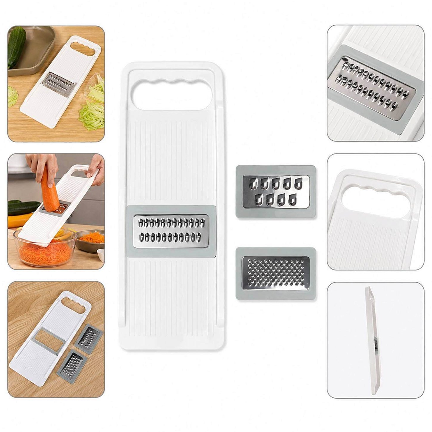 Conjunto de Raladores Multifuncionais para Cozinha