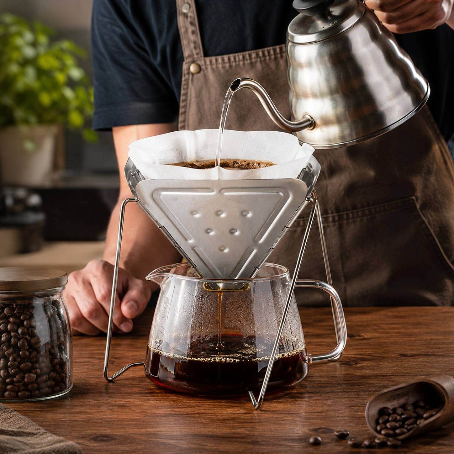 Suporte para Coador de Café em Metal