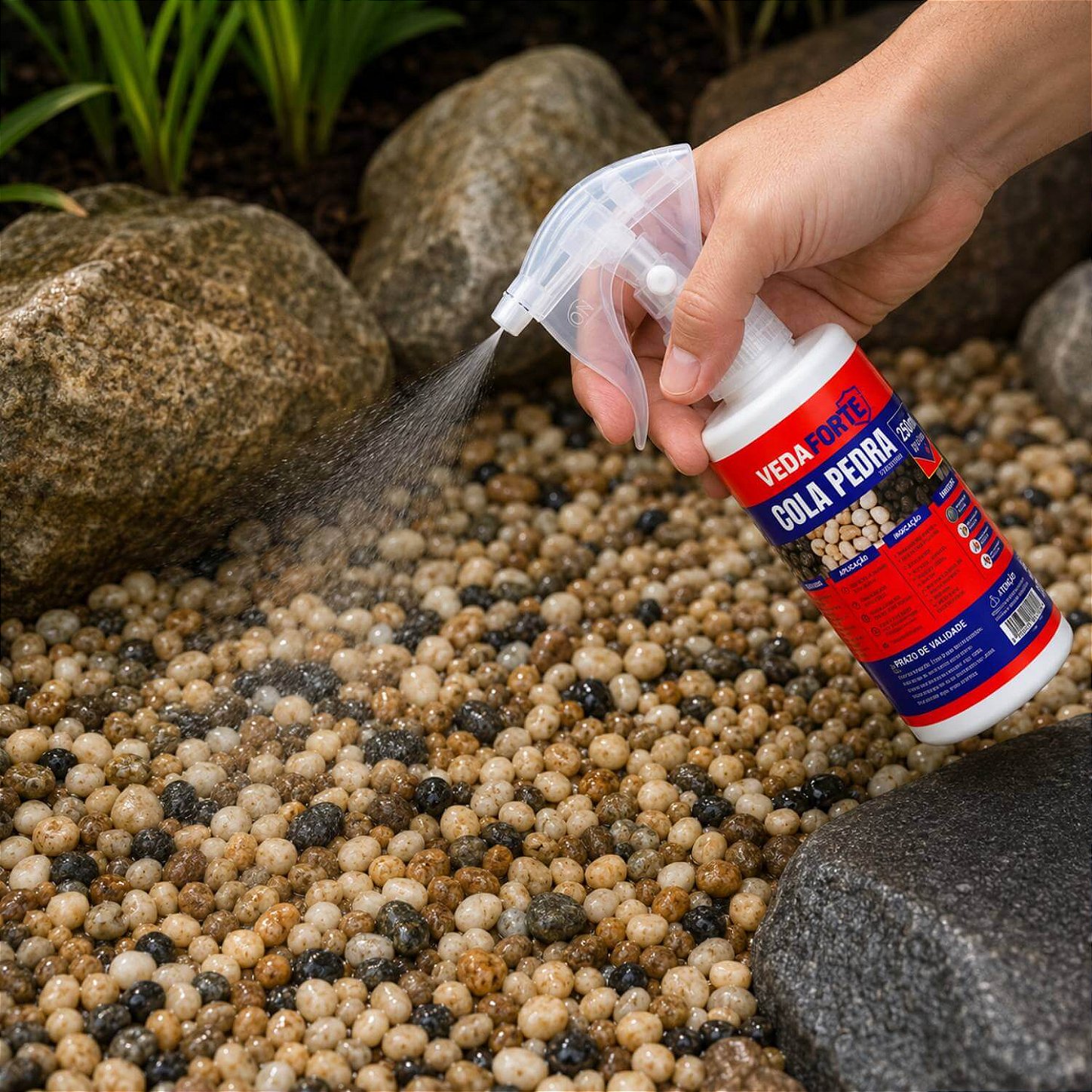 Cola Pedra Fixador de Pedras para Jardim Ultrabond Veda Forte [120ml]