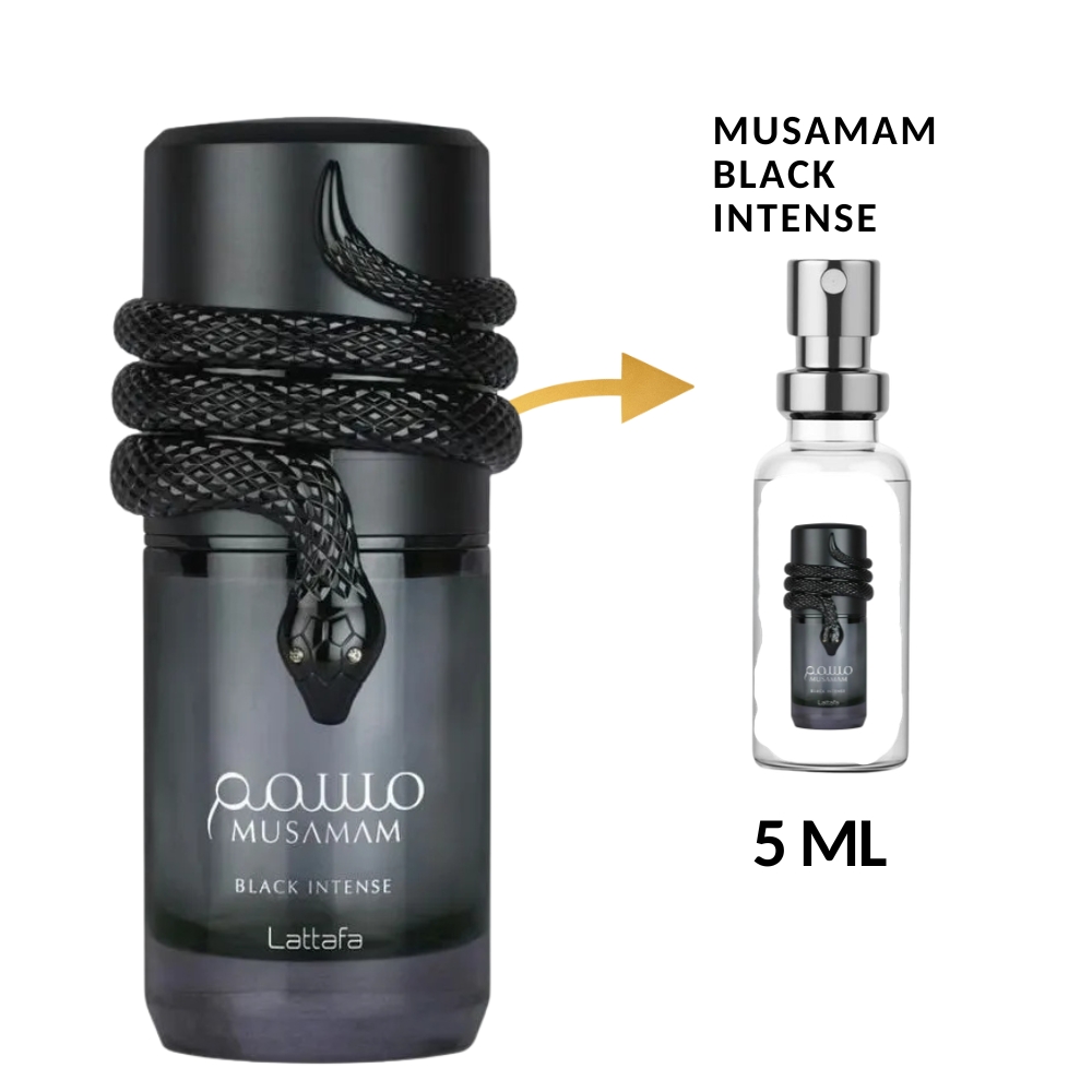LATAFFA MUSAMAM BLACK INTENSE - Eau de Parfum Masculino 5 ml
