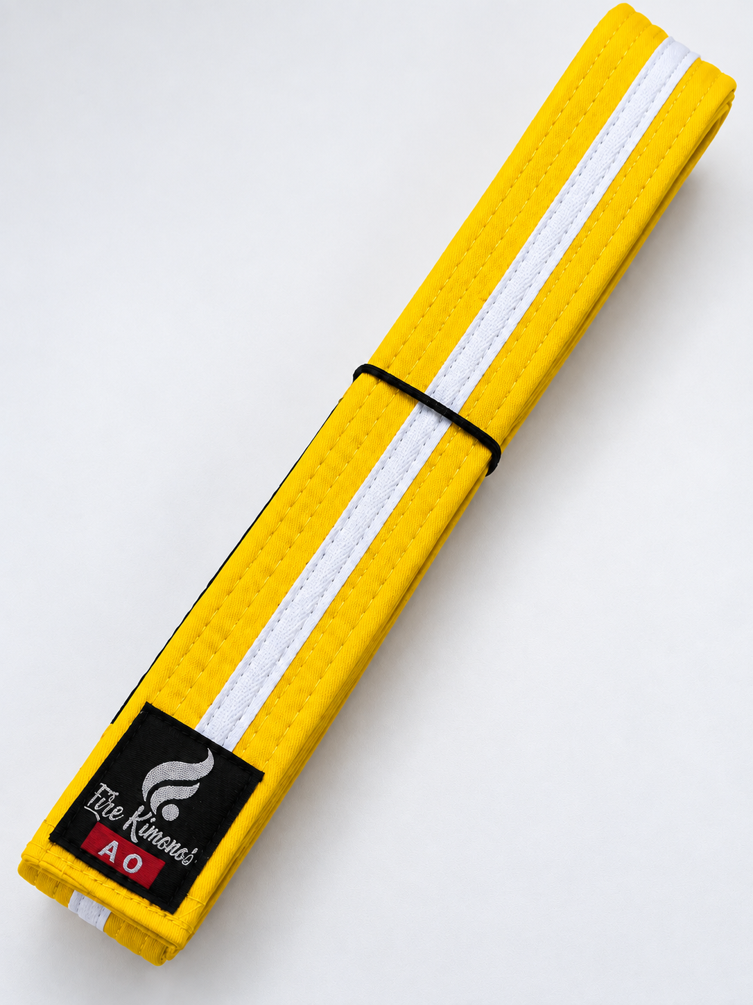 Faixa Classica Amarela com Branco