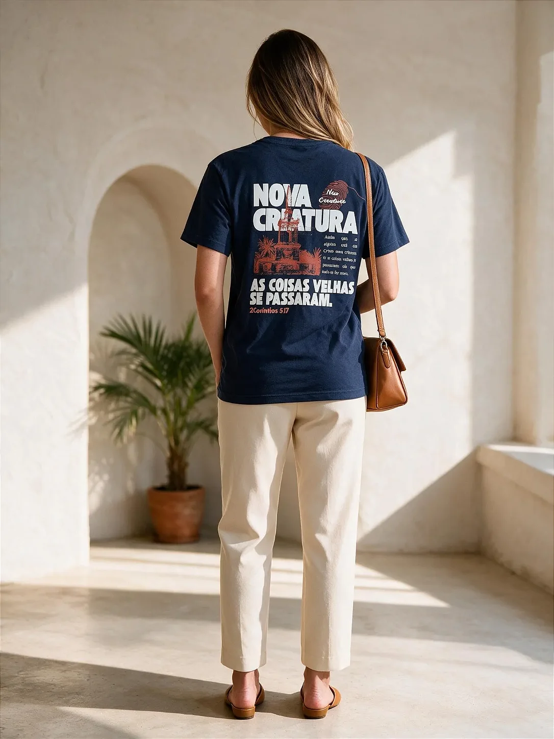 Camiseta Tshirt Feminino e Masculino "Nova Criatura"