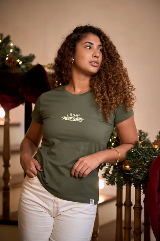 Camiseta Tshirt Feminino e Masculino "Livre acesso"