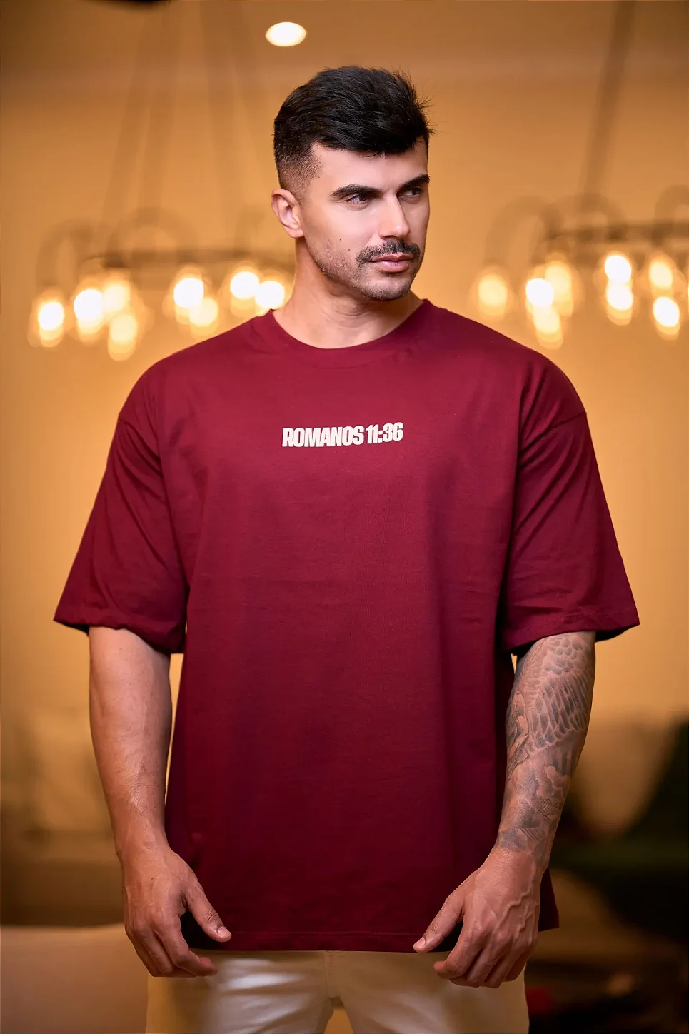 Camiseta Oversized Unissex "Dele, por Ele, pra Ele"