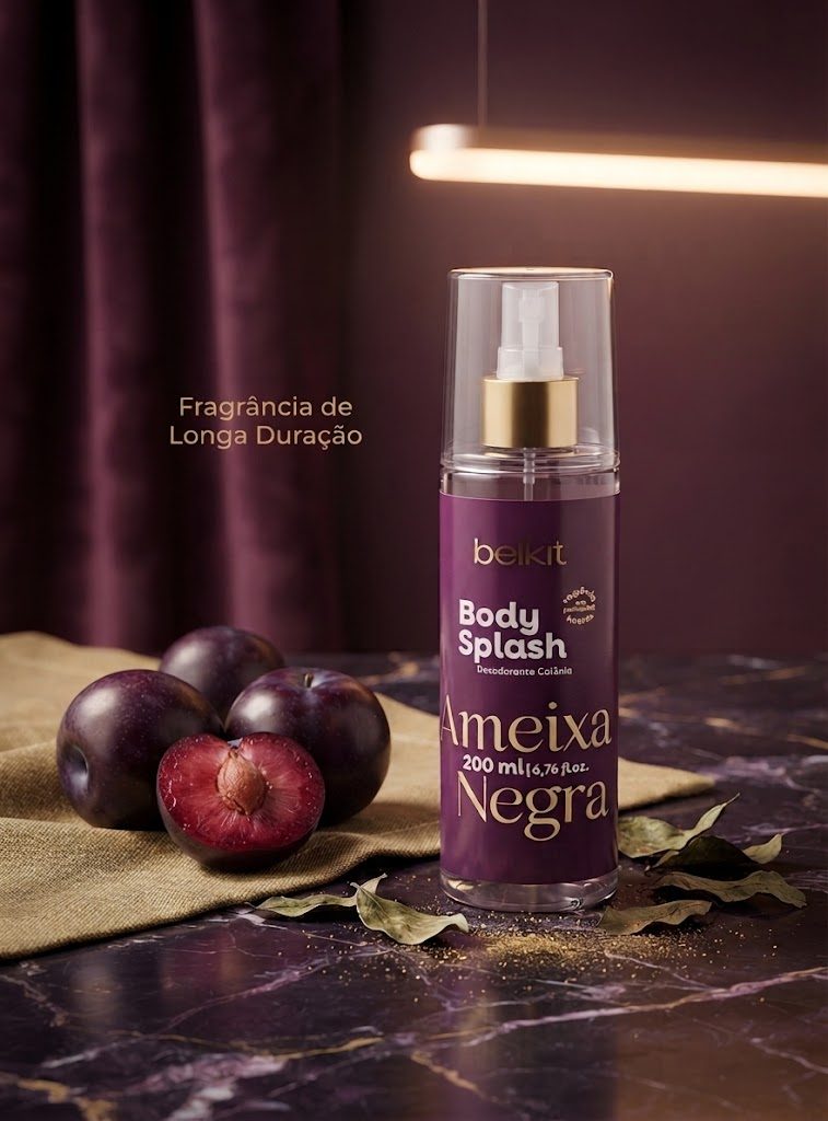 Body Splash Ameixa Negra da Belkit