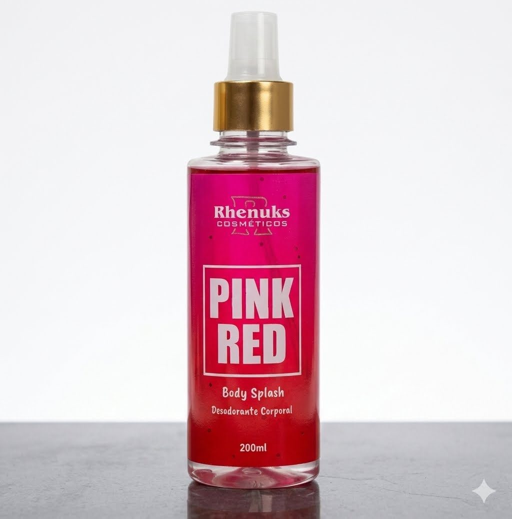 Body Splash Pink Red da Rhenuks Cosméticos
