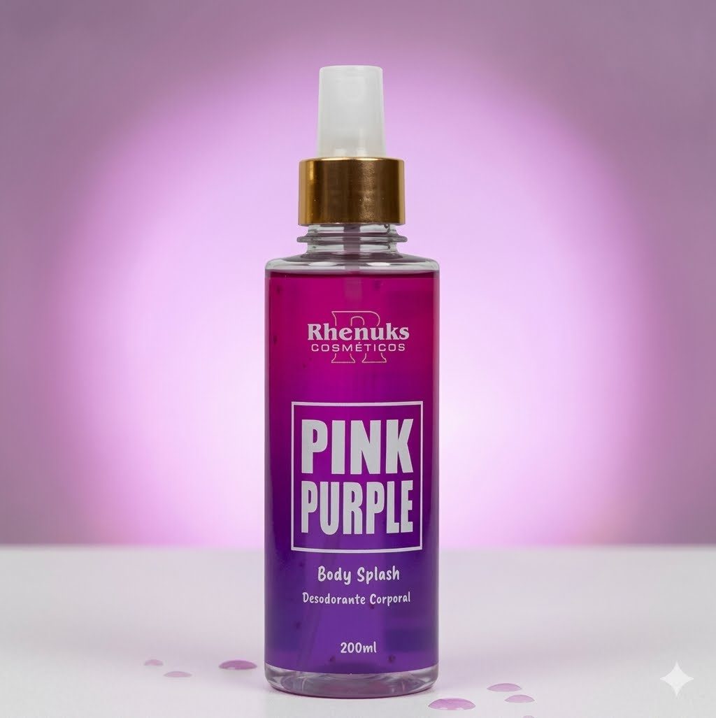 Body Splash Pink Purple da Rhenuks Cosméticos