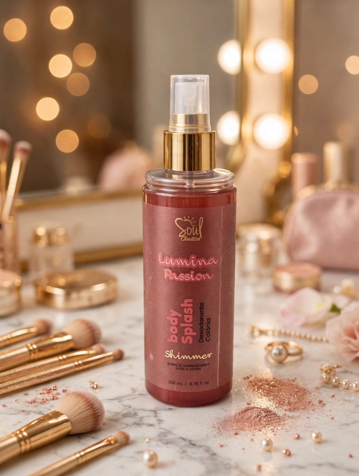 Body Splash Lumina Passion da Soul Cosméticos