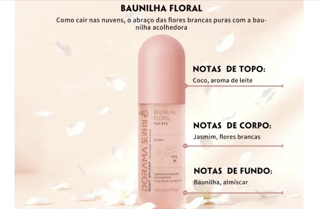Body Splash Dorama Baunilha Floral