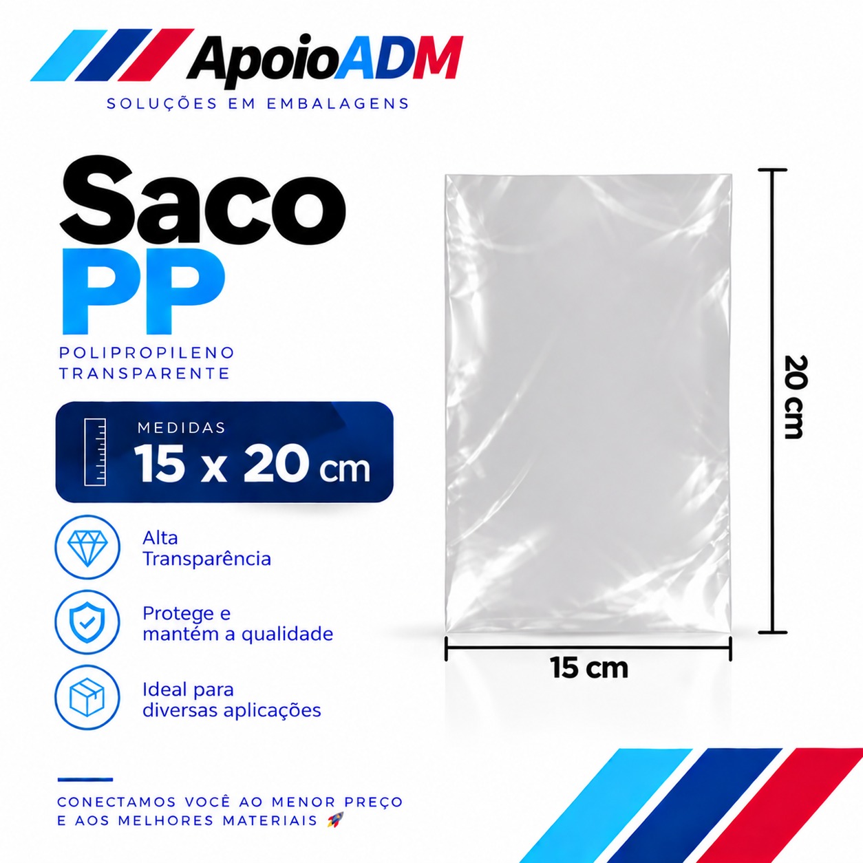 Saco / Saquinho PP 15x20