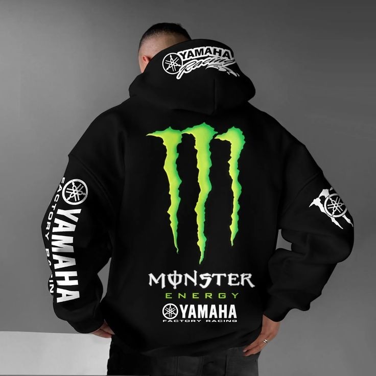 Moletom 03 Cabos Marca Monster- Blusa Com Capuz Bolso Canguru 100% Algodão