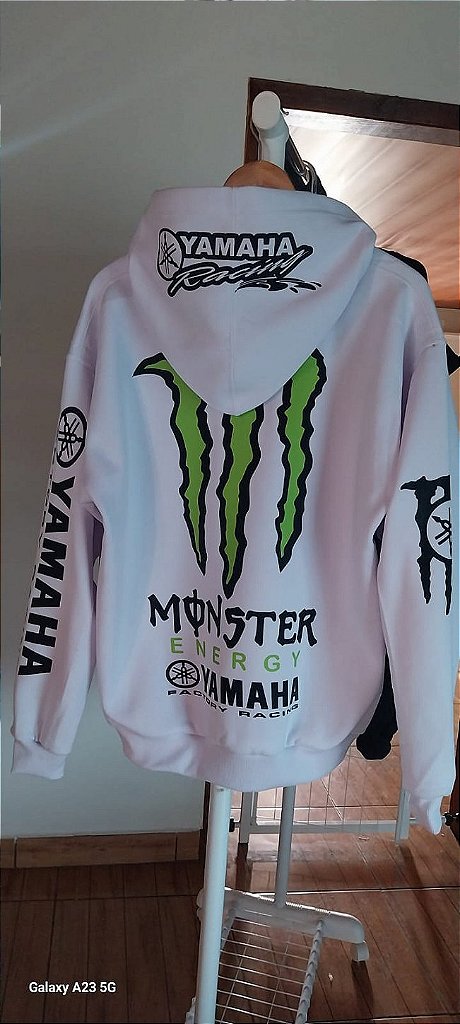Moletom 03 Cabos Marca Monster- Blusa Com Capuz Bolso Canguru 100% Algodão