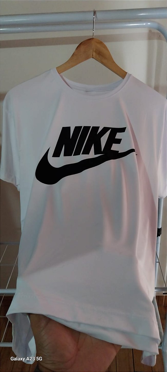 Camiseta Básica de Algodão Fio 30.1- Estampa NIKE