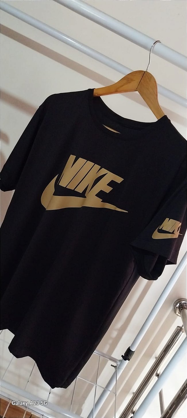 Camiseta Básica de Algodão Fio 30.1- Estampa NIKE