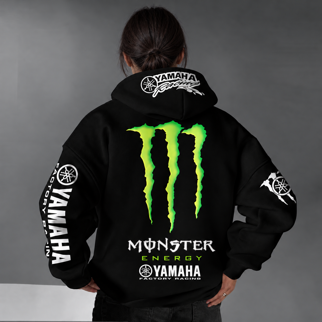 Moletom 03 Cabos- YAMANHA Blusa Com Capuz e Bolso Canguru 100% Algodão UNISSEX