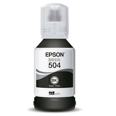 Tinta Epson T504120AL T504120 T504 Preto | L4150 L4160 L6191 L6161 L6171 L14150 | Original 127ml