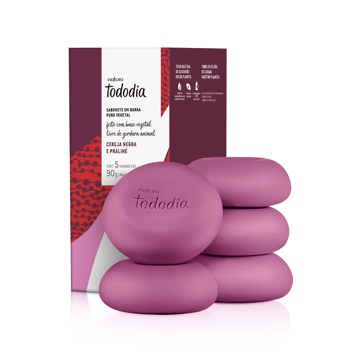 Sabonete Natura Tododia Cereja Negra 90g