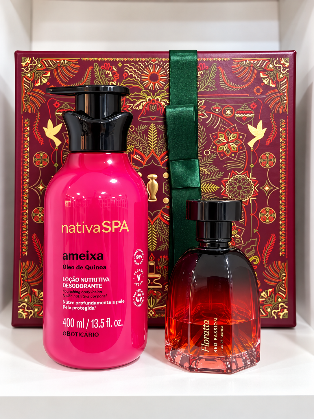 Kit Presente Floratta Red Passion