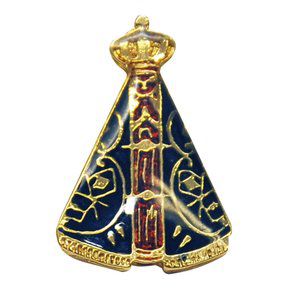 12 Boton Broche Nossa Senhora Aparecida Resinado