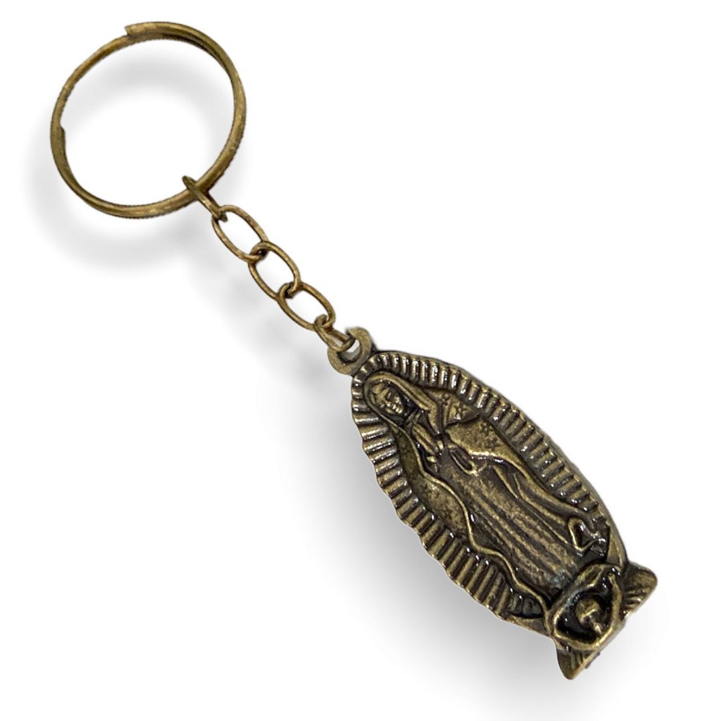 12 Chaveiros Nossa Senhora de Guadalupe Metal Zamak