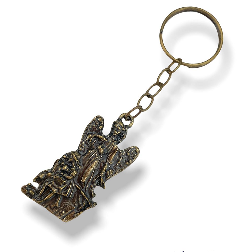 Chaveiro Anjo da Guarda Metal Zamak